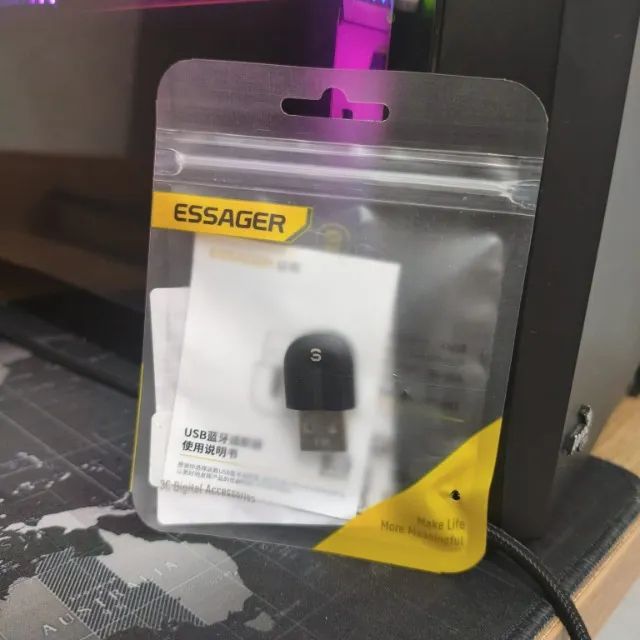 Adaptador Bluetooth 5.3 Essager Original Pc E Notebook Alta Velocidade - Foto 2