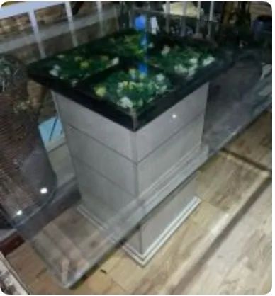 Mesa de vidro  grosso bisotê  - Foto 2