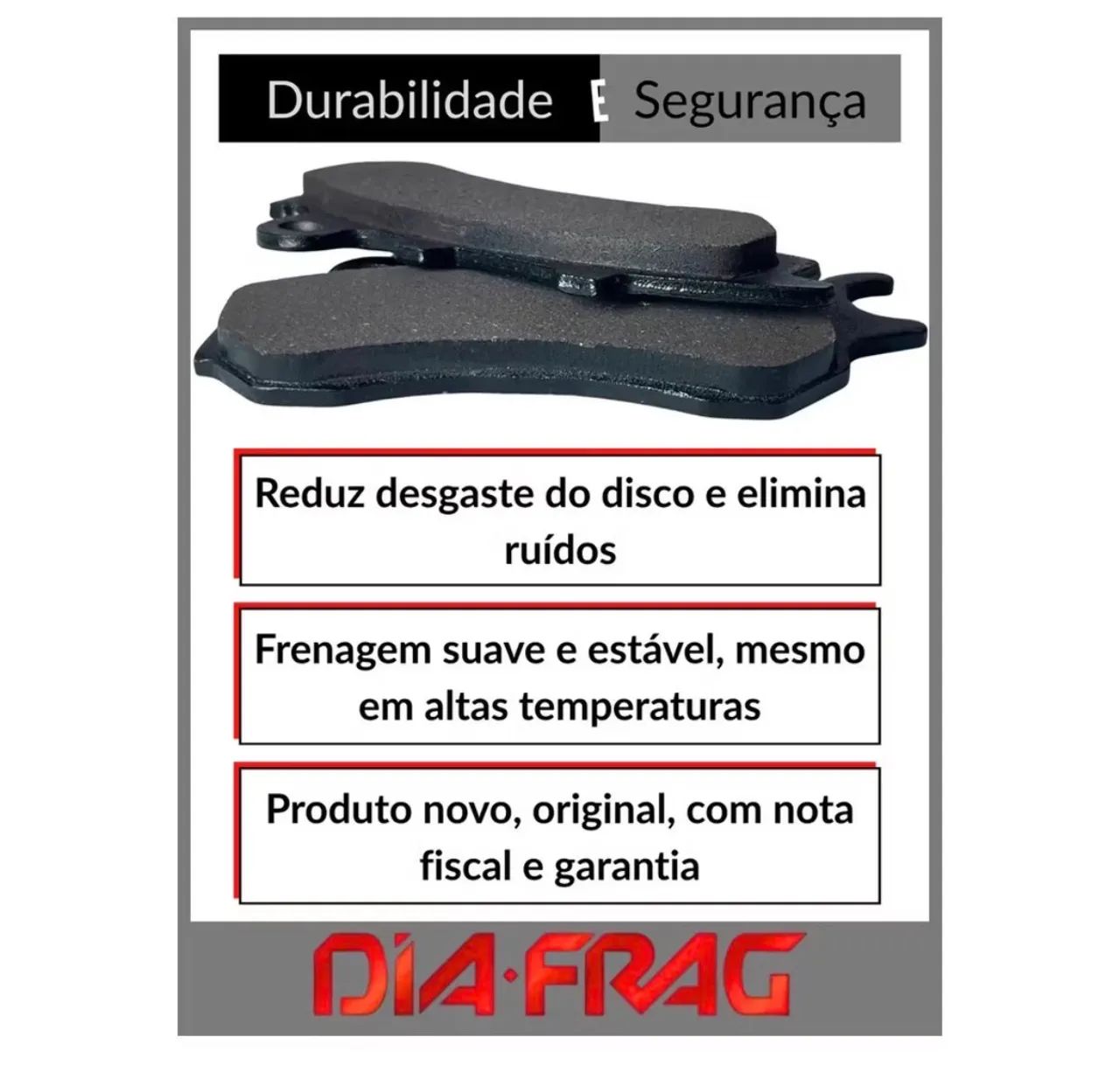 Pastilha Freio cg160  - Foto 3