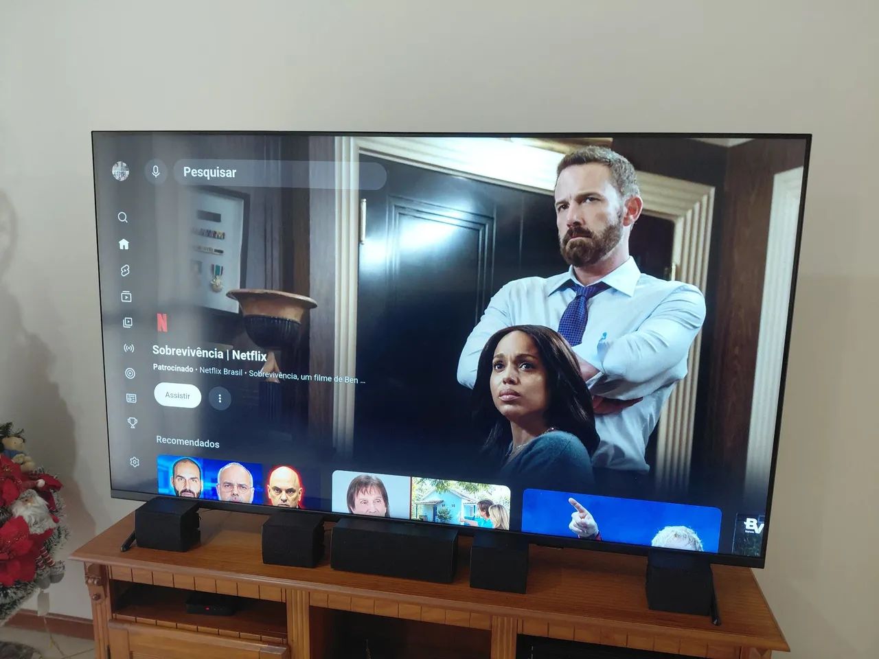 Tv 65 polegadas PHILIPS em estado de zero!