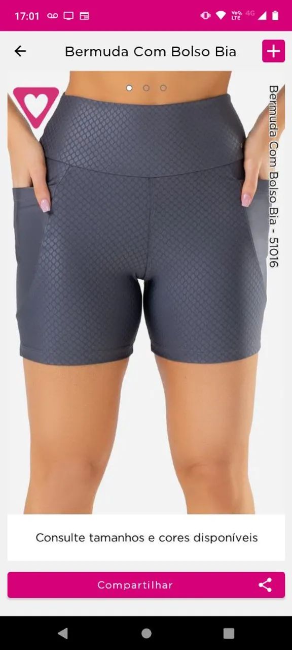 Shorte e Bermudas femininas romance favorita 