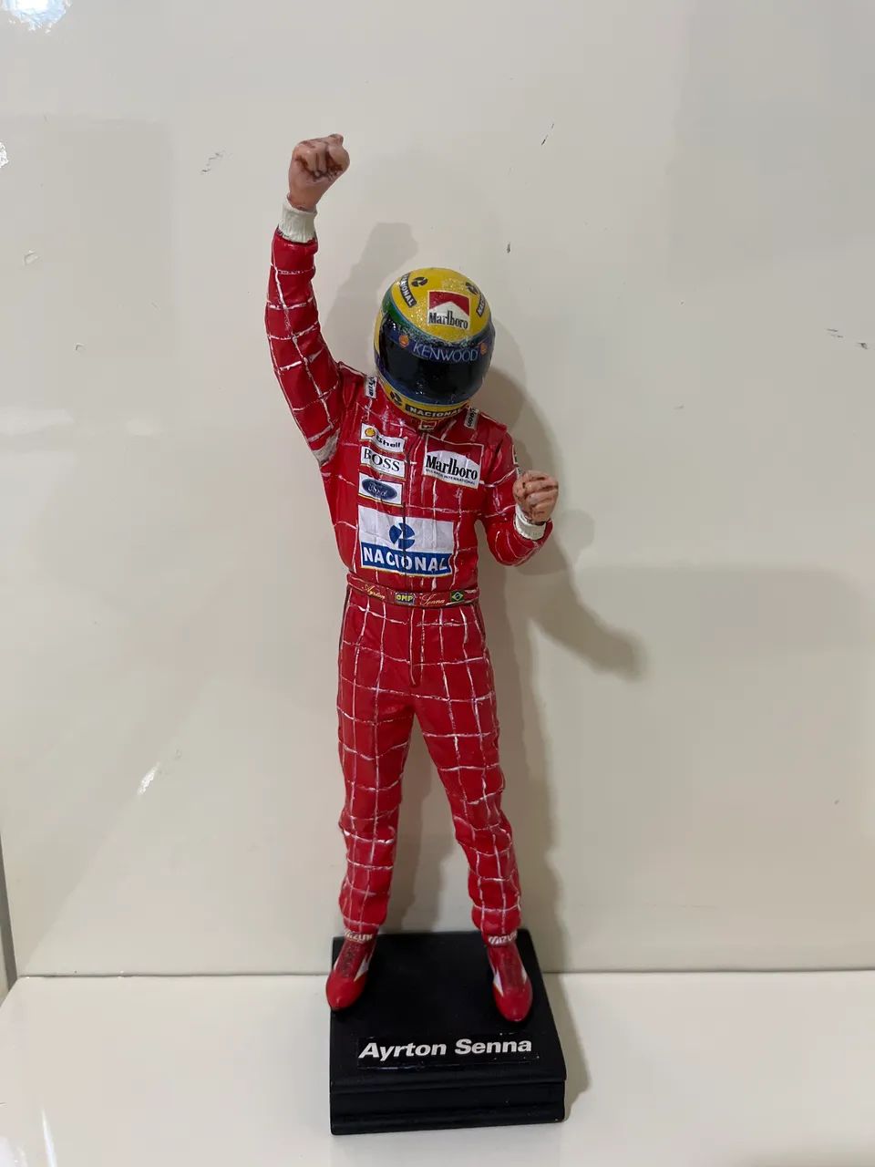 Estátua Ayrton Senna Coleção Antiga 