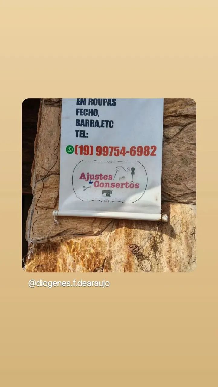 Conserto e ajustes em roupas 