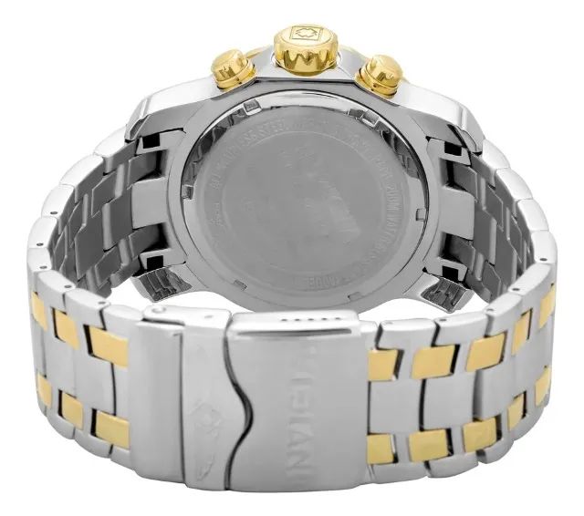 Relógio Masculino Invicta Pro Diver 0077 Aço Inoxidável Dourado - Foto 2