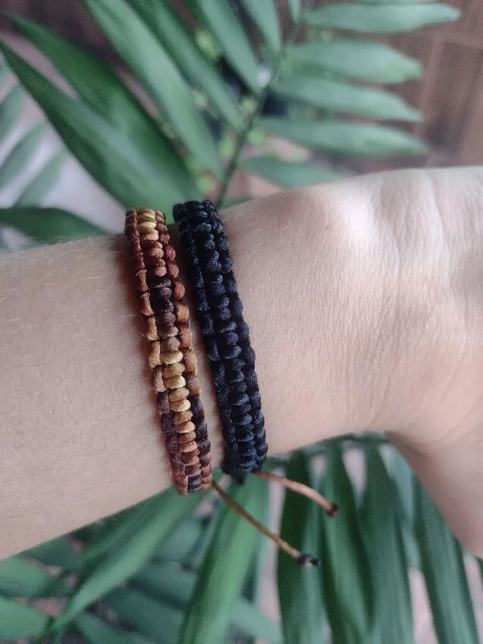 Kit 2 Pulseiras em Macramê 