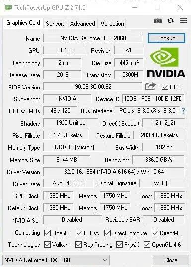 RTX 2060 