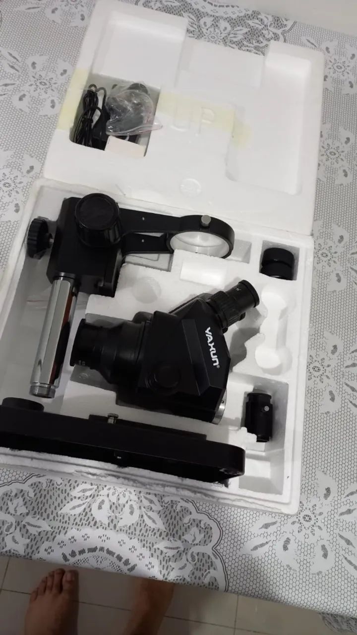 Microscópio Trinocular AK 70x50 Profissional - Foto 5