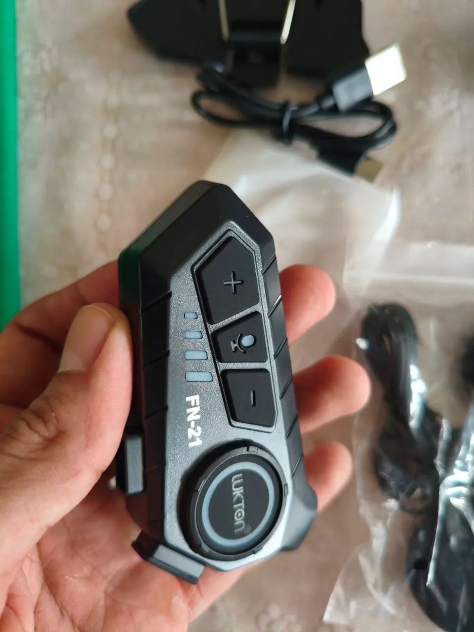 Intercomunicador para capacete moto Lukton - Foto 2