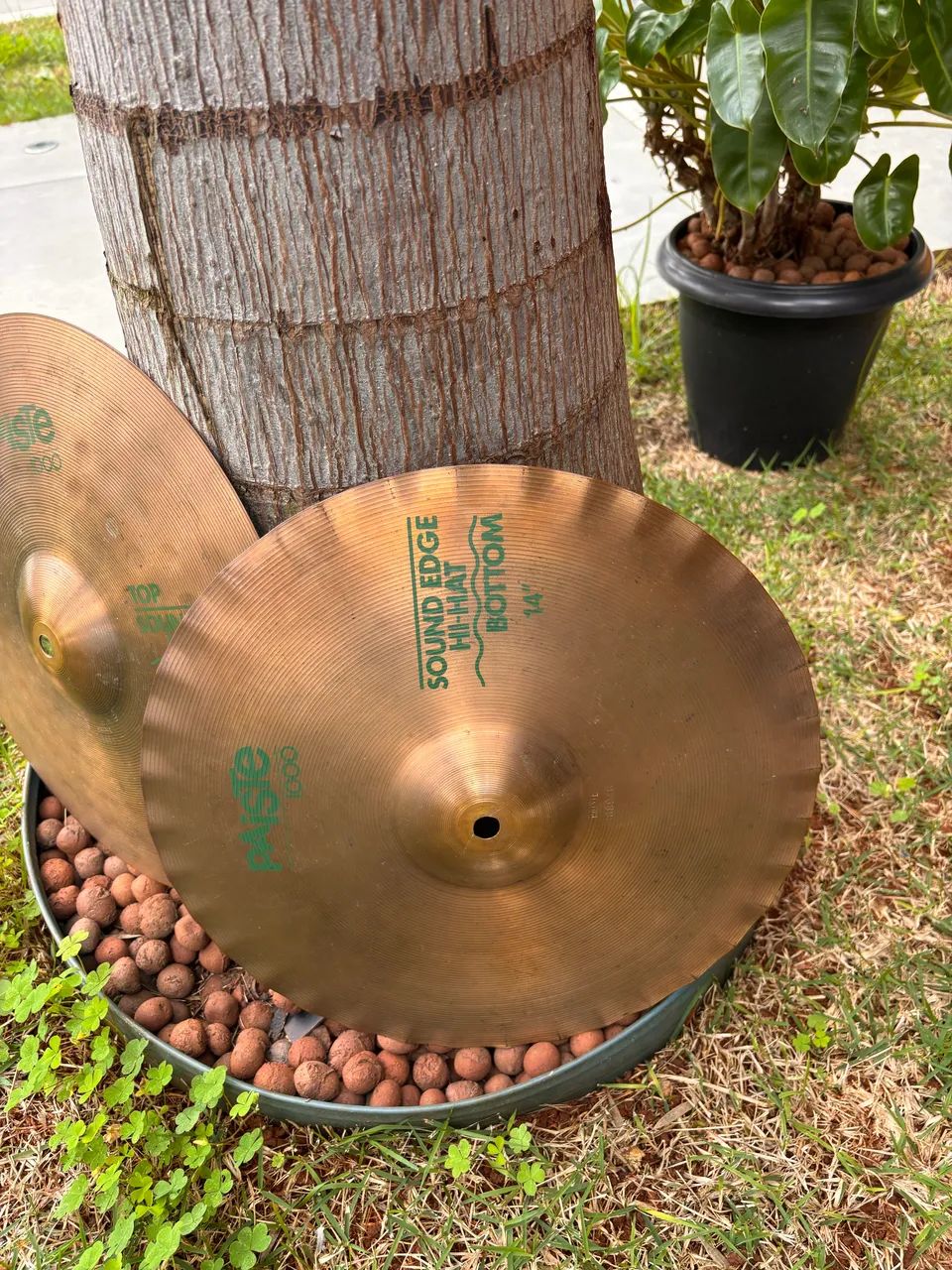 Hi Hat Paiste Sound Edge 1000 - 14 polegadas.  - Foto 4