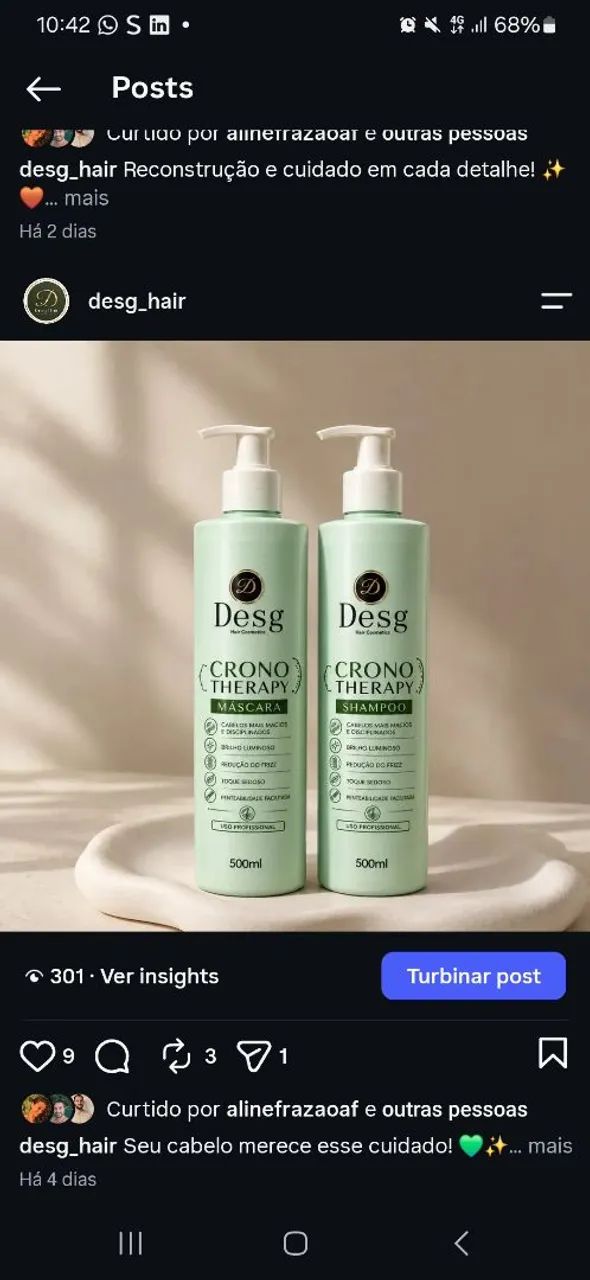 Produtos para o seu cabelo de melhor qualidade! 