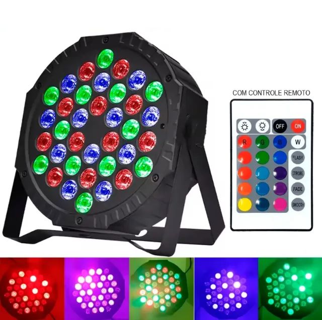 Refletor Strobo Iluminação RGB Jogo de Luzes - Foto 2