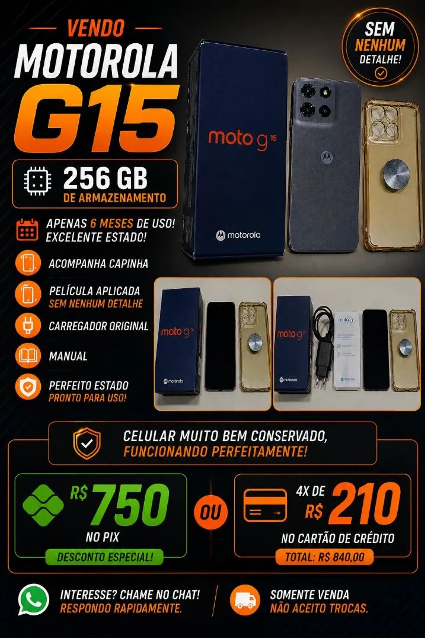 MOTOROLA G15 - 256GB