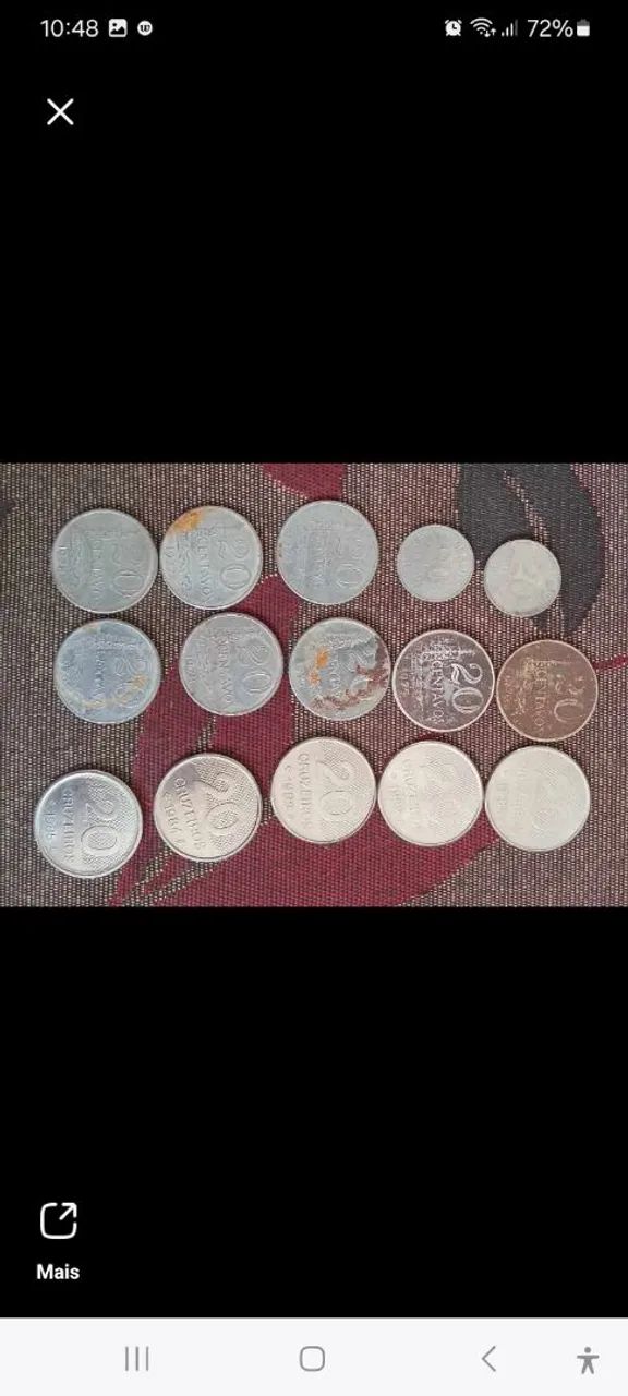 Moedas antigas brasileiras  - Foto 6