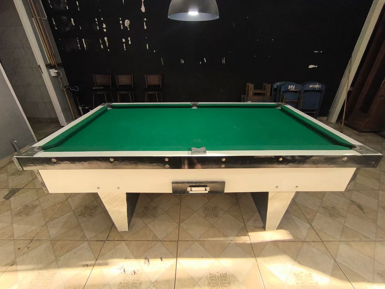 Mesa sinuca semi nova, mais itens de decoração, oportunidade!!!!!!! - Foto 2