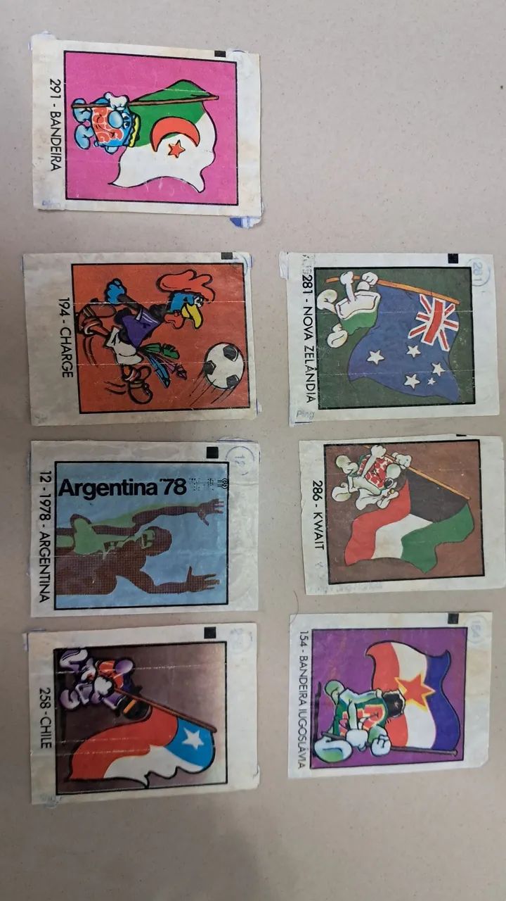 15 FIGURINHAS PING PONG COPA 82 - Foto 3
