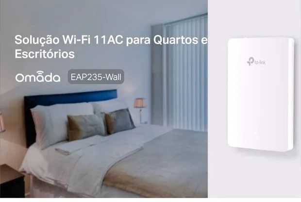 Ponto de acesso WiFi de parede Omada Ac1200/Vc Mu-MIMO Gigabit  - Foto 3