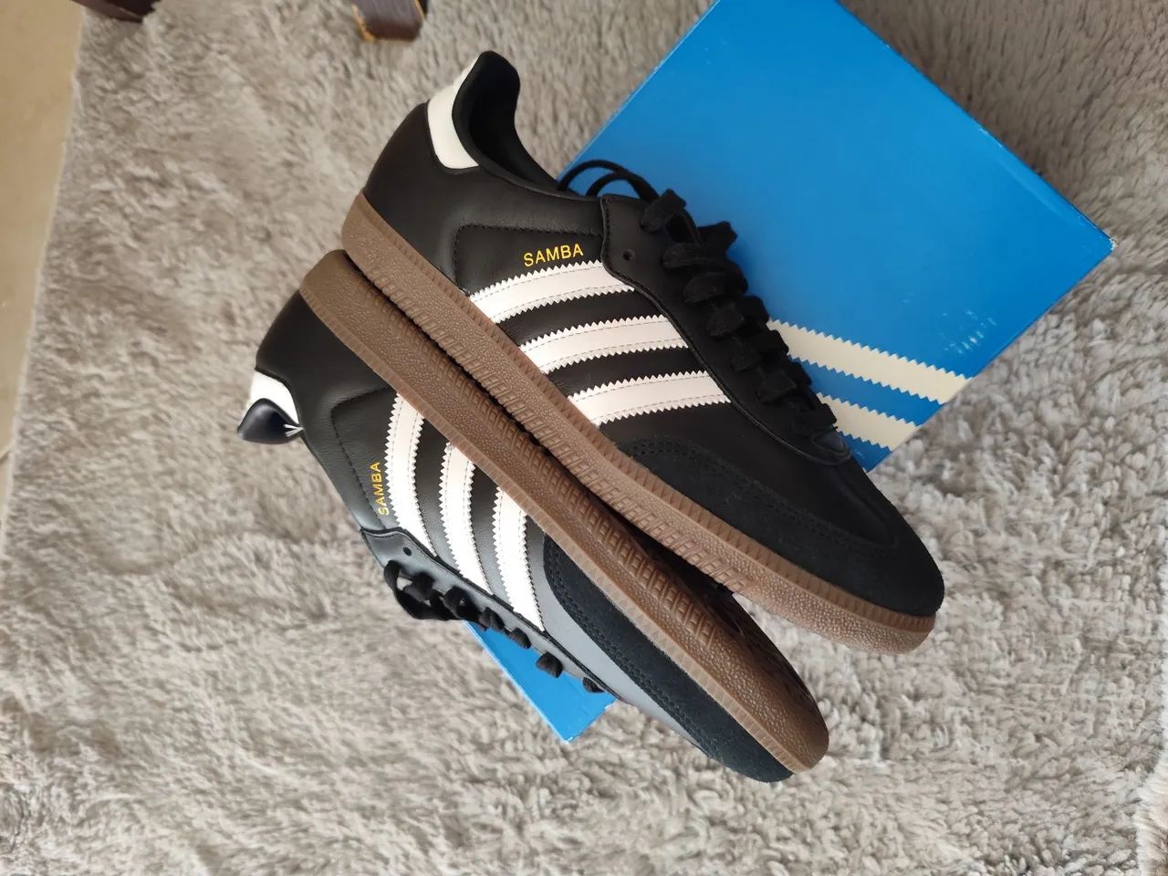 Adidas Samba OG tam 42 (couro) - Foto 4