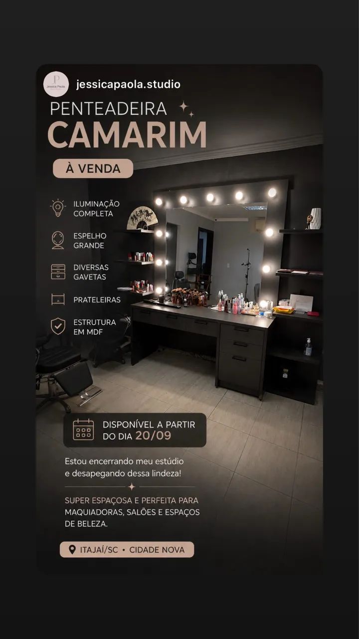 Penteadeira Camarim - Aceito proposta e trocas