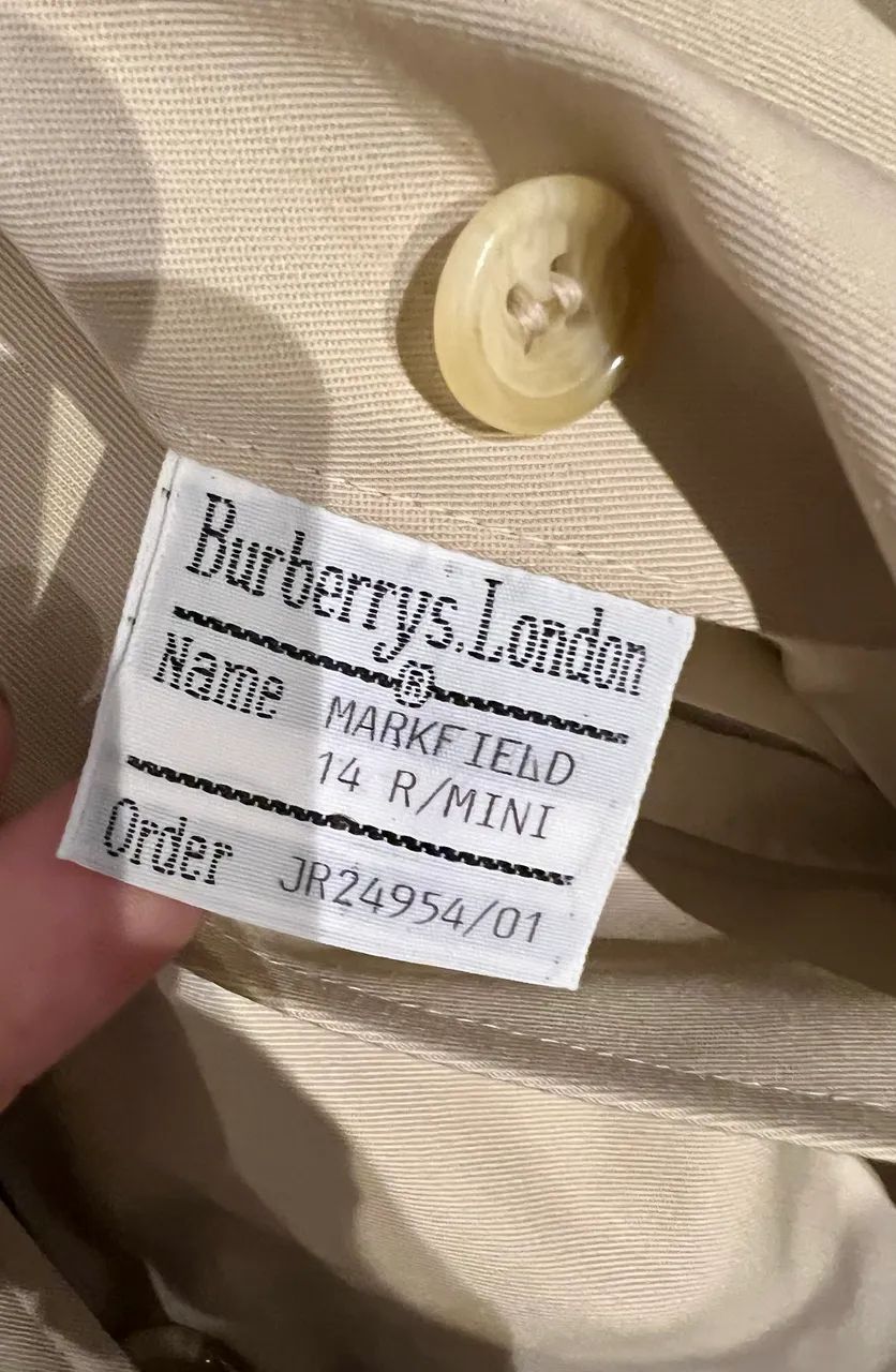 burberrys trench coat England製 別注品 Trench Coat Burberry Original Markfield - Made in England (G/GG