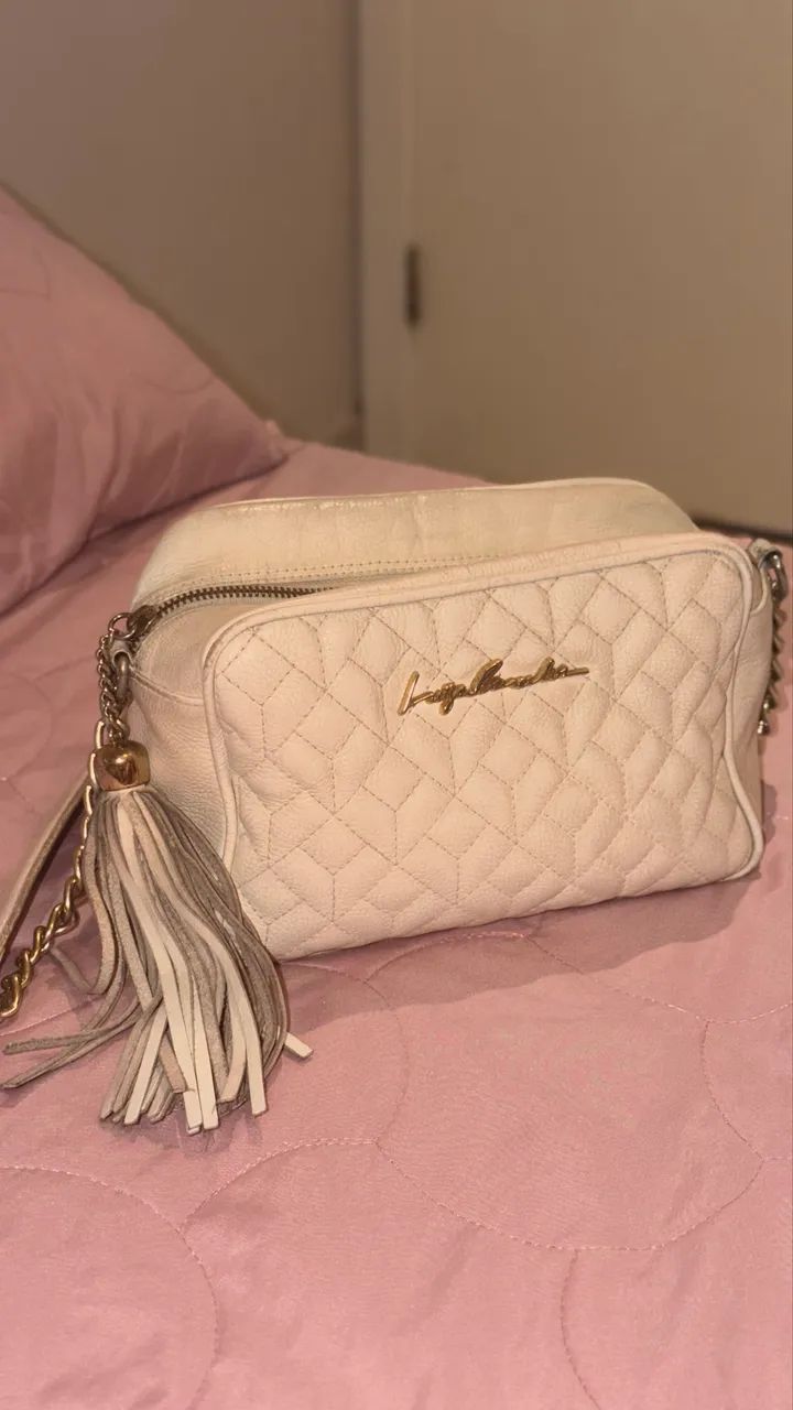 Bolsa Luiza Barcelos Grande Off white