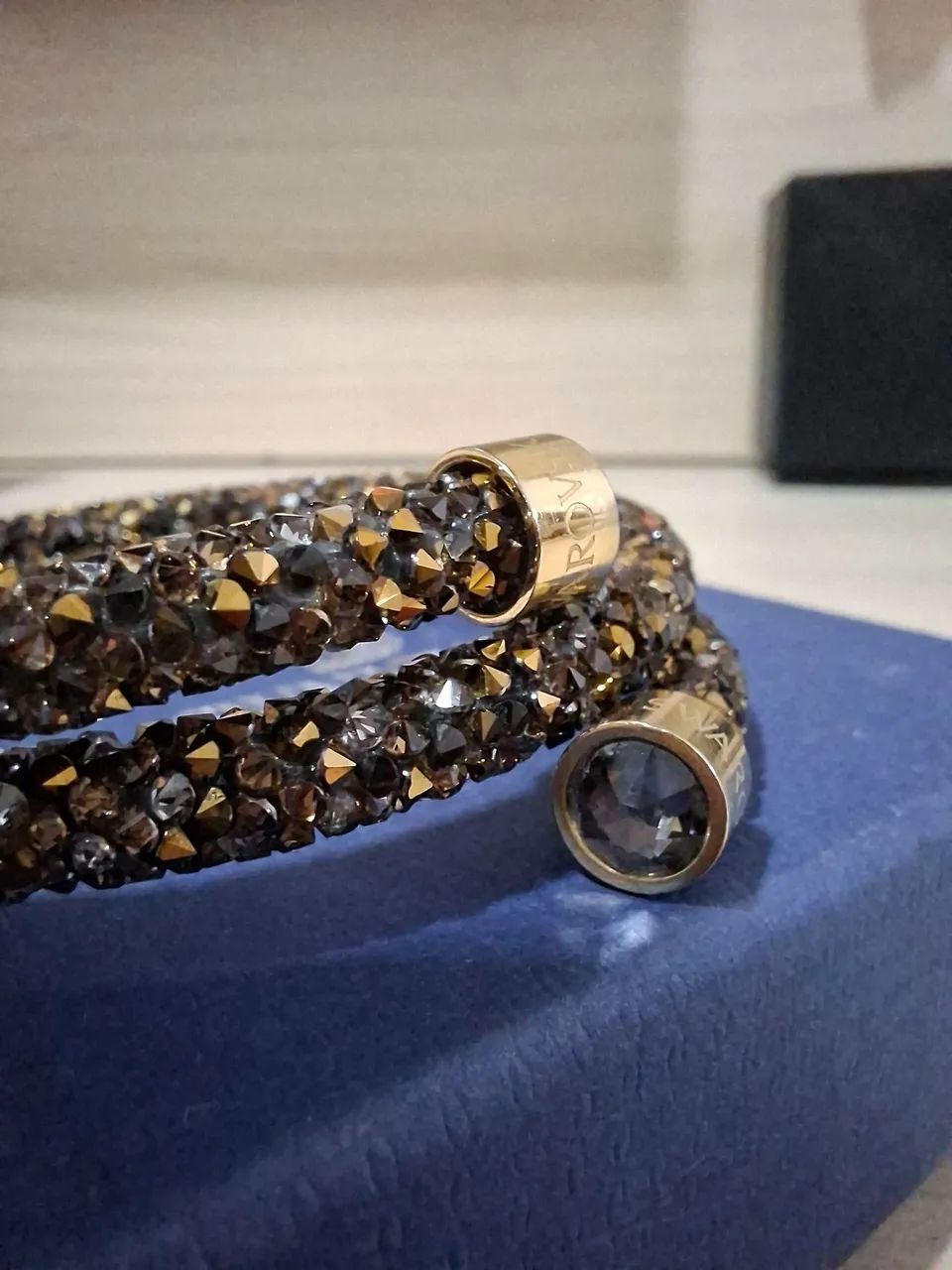 Pulseira Swarovski Crystaldust Bangle Double Original - Foto 3