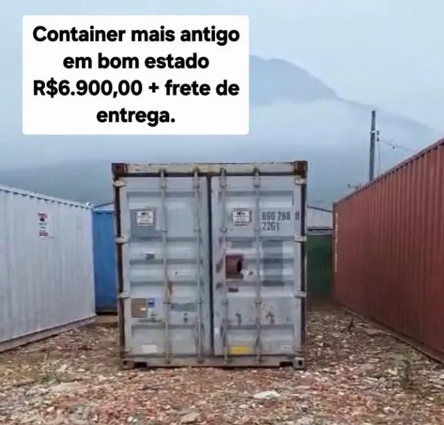Container Marítimo 6 Metros - Usado - R$ 6.900 - Foto 3