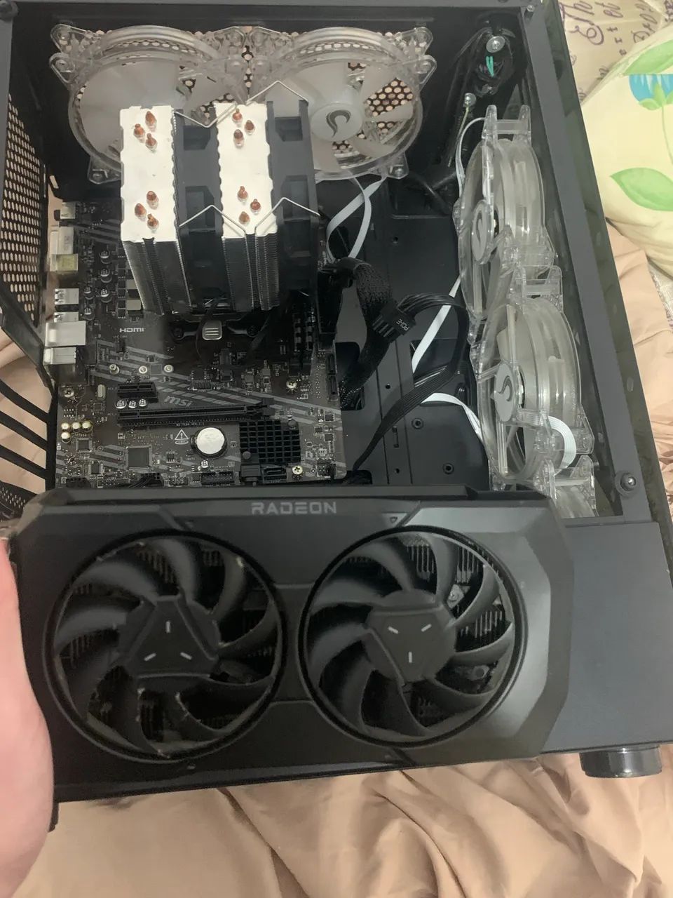 Computador gamer, Rx 7600+ Ryzen 5500, 16 gb com 6 meses de uso e 3 anos de garantia - Foto 3