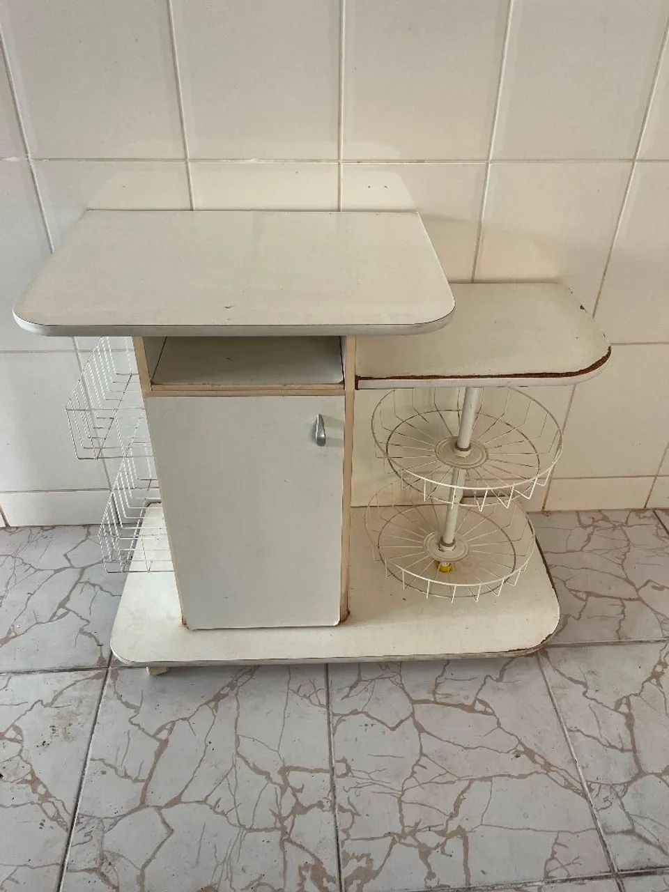 Balcão Fruteira Multiuso Ditália MF-15 Branco