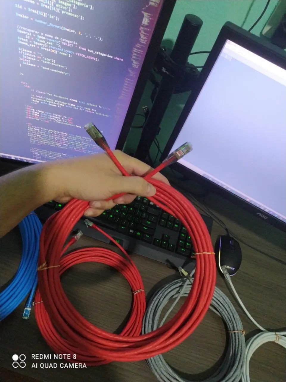 Cabo de Rede CAT.6 e CAT5e 100% Cobre - CHAMA! - Foto 6
