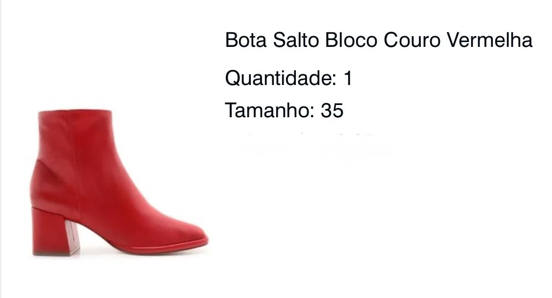 Bota Schutz Salto Bloco couro legítimo NOVA - Foto 6