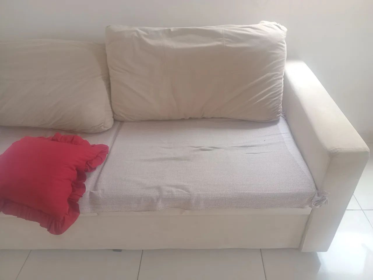 Vendo sofá  de veludo  - Foto 4