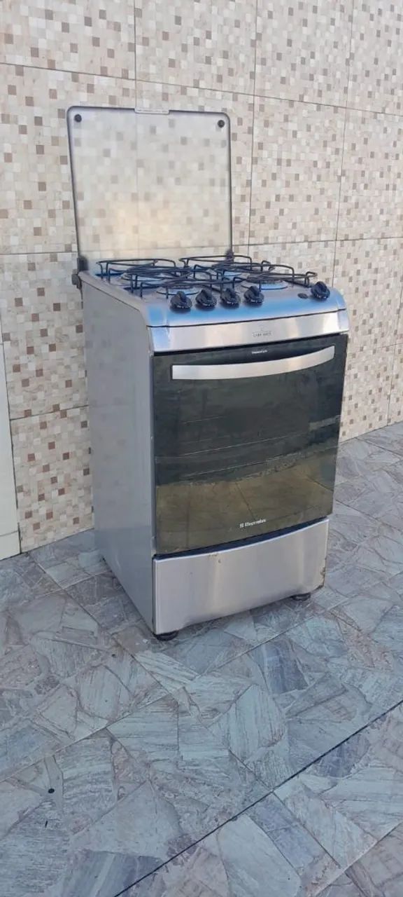 Fogão Eletrolux 4 bocas inox 