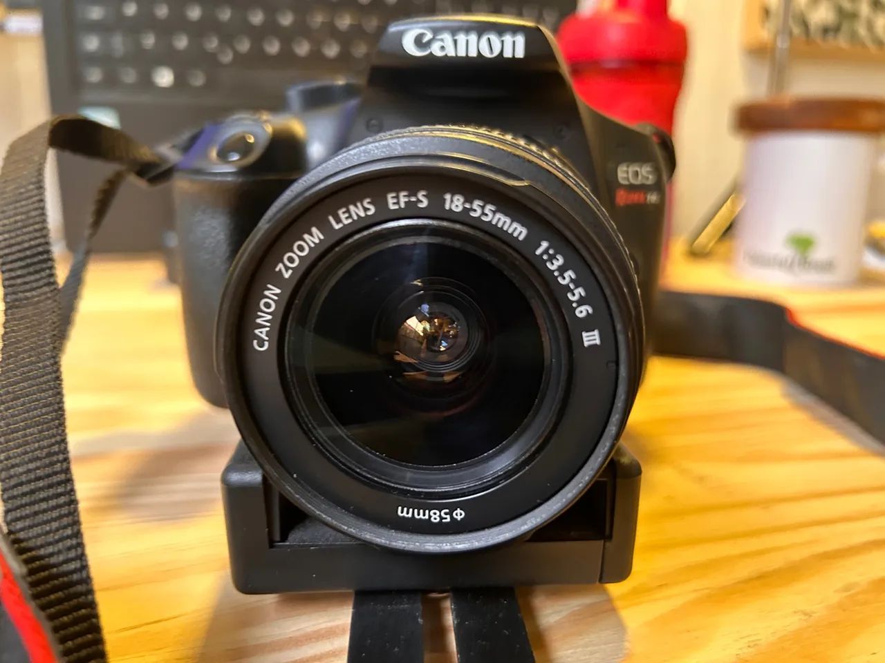 CÂNON T6 + lente 18-55mm (aceito troca)    - Foto 3