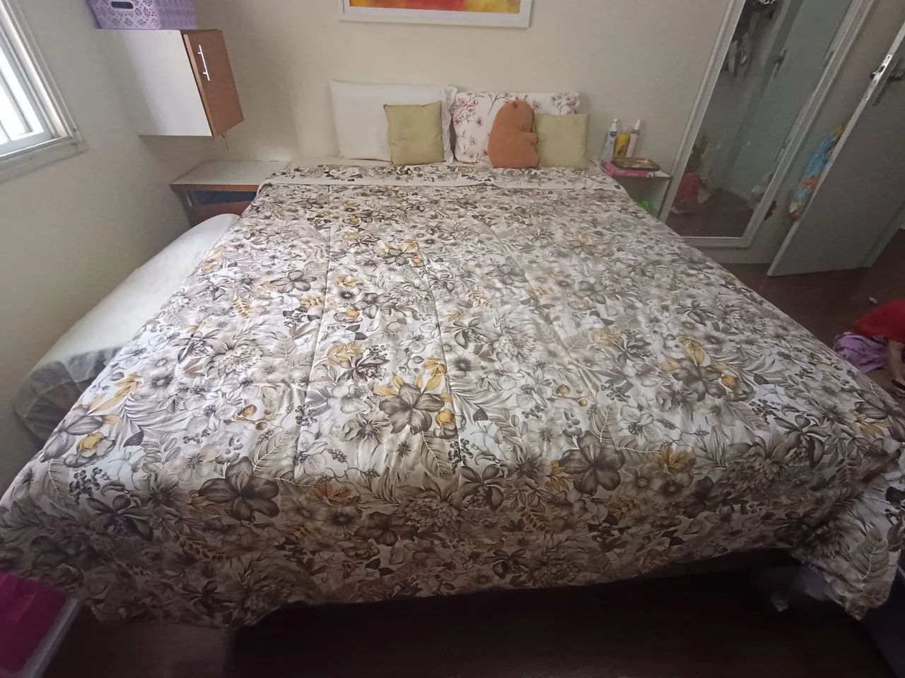 Cama Queen com colchão 700 reais - Foto 3