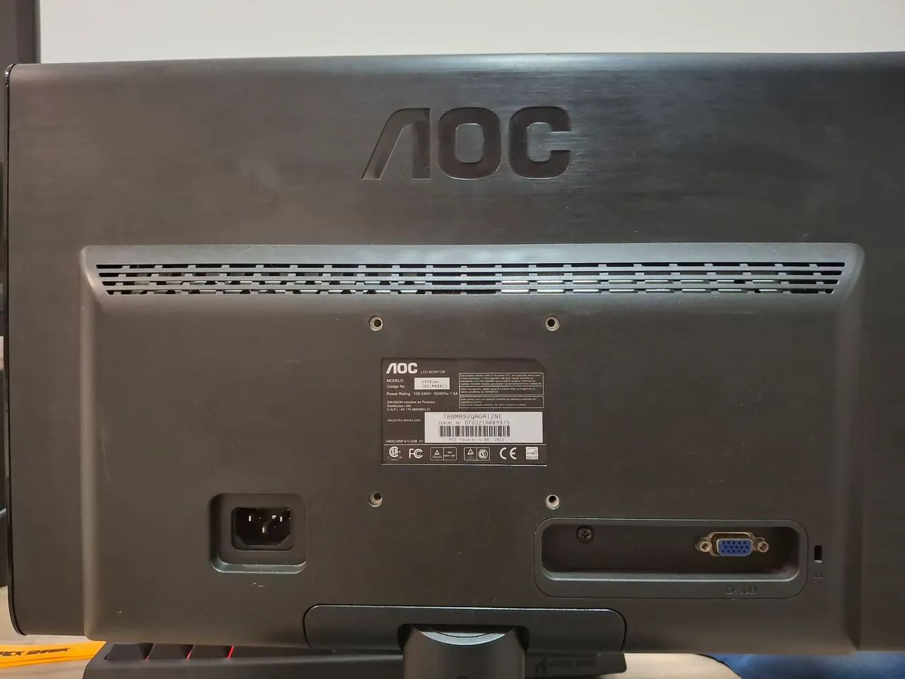 Monitor AOC 18.5 polegadas 60hz - Foto 2