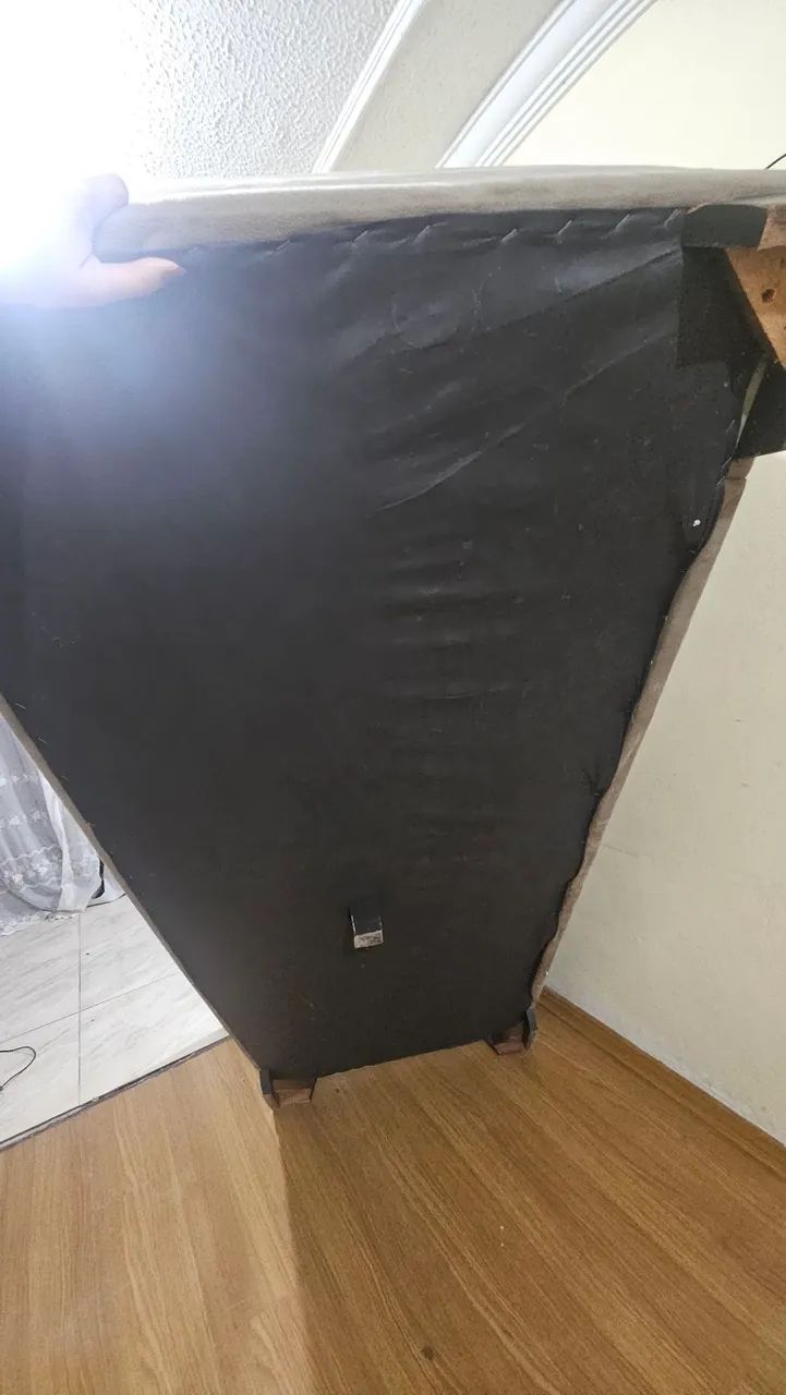 Sofá 4 lugares em suede - Foto 4