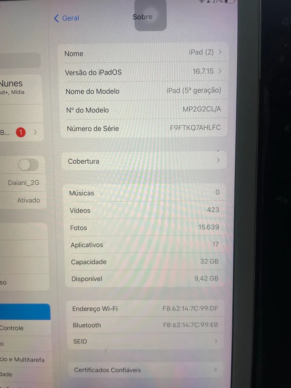 iPad 5 geração - excelente  - Foto 3