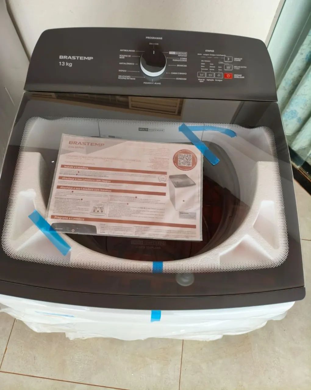 Máquina de lavar roupa Brastemp 13kg-Nova 