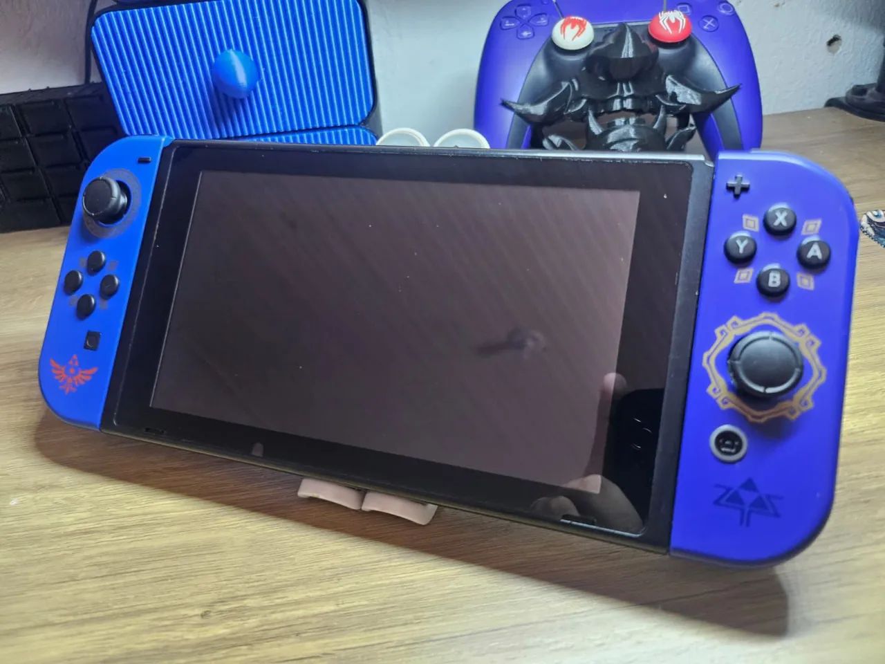 Nintendo Switch V1 desbloqueado + 128GB + Acessórios  - Foto 3