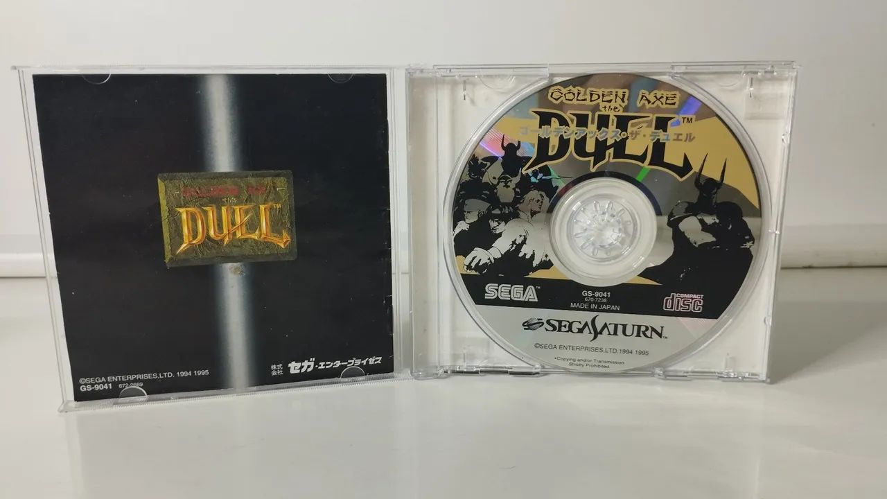 Jogo Sega Saturn Golden Axé The Dull Original Japonês R$:300 REAIS