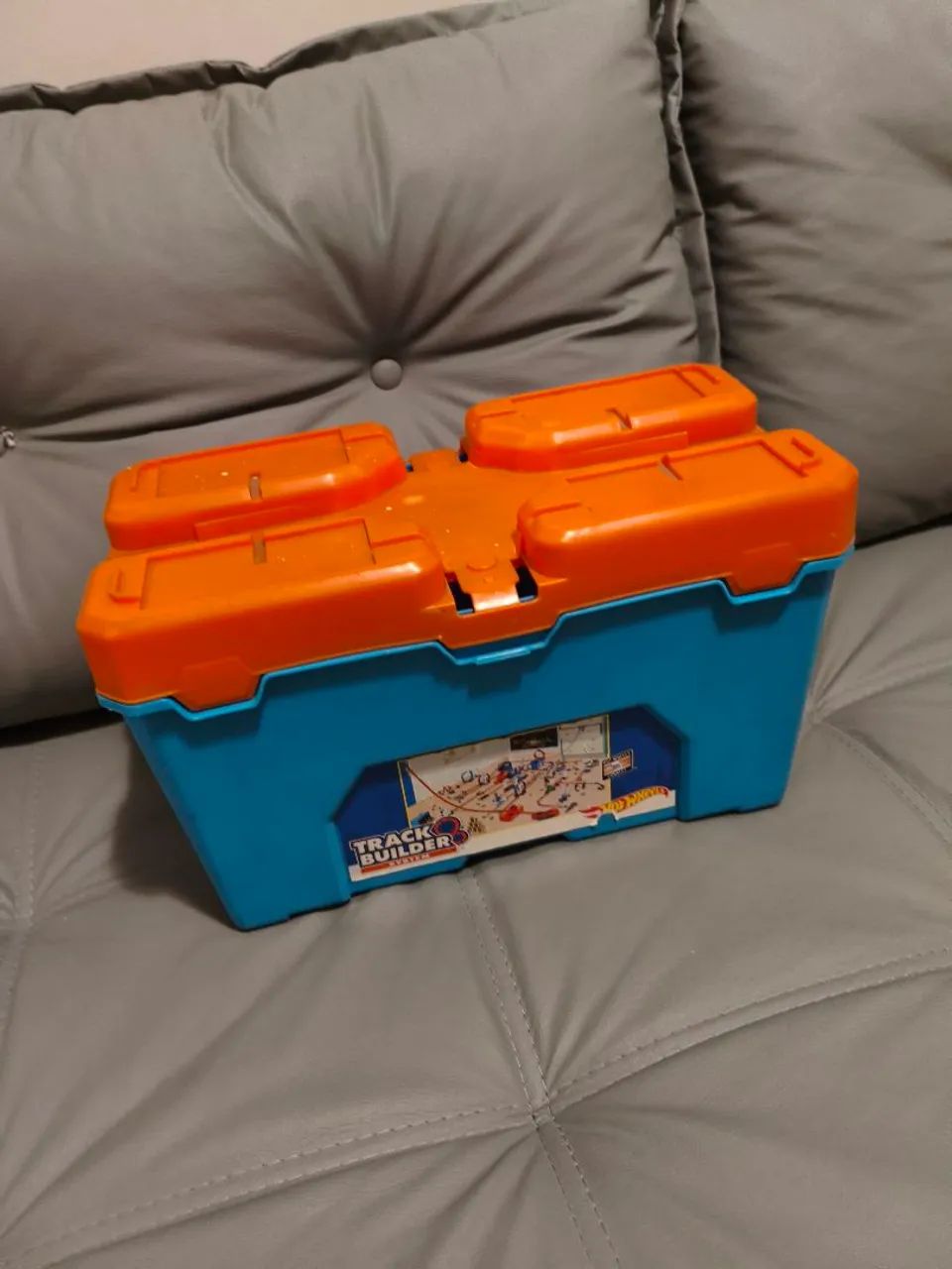 Balde hotwheels City com pistas, Looping e lançadores - Foto 2