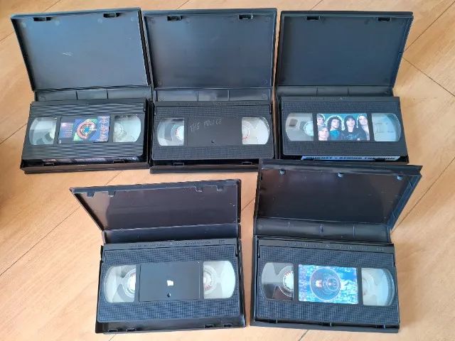 5 Fitas VHS Pré-gravadas Com Músicas - Foto 3