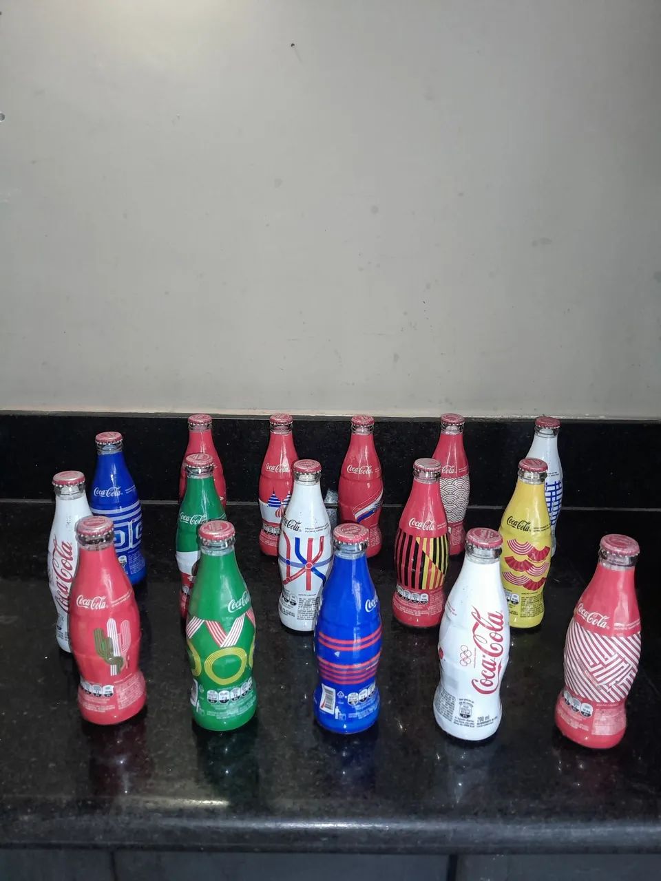 Coleção completa garrafas da coca cola olimpíadas 2016