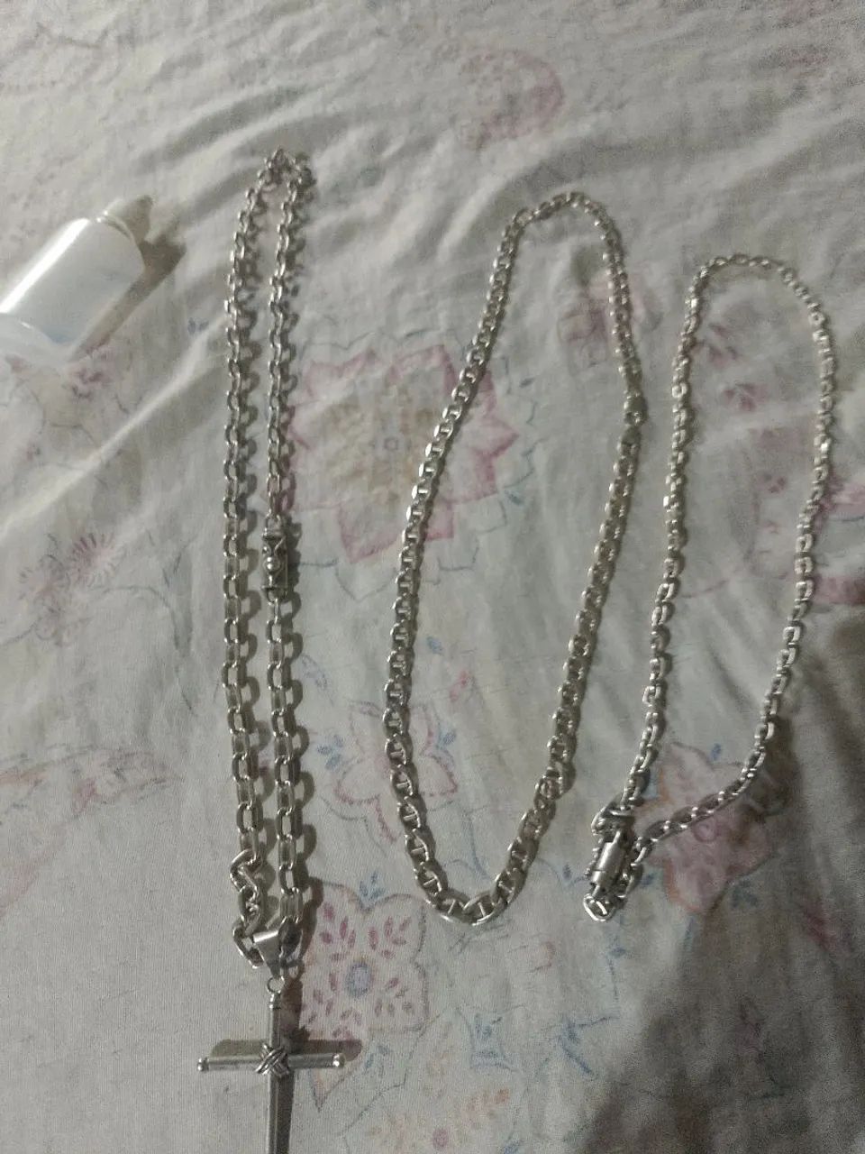 3 Cordão de prata original  - Foto 3