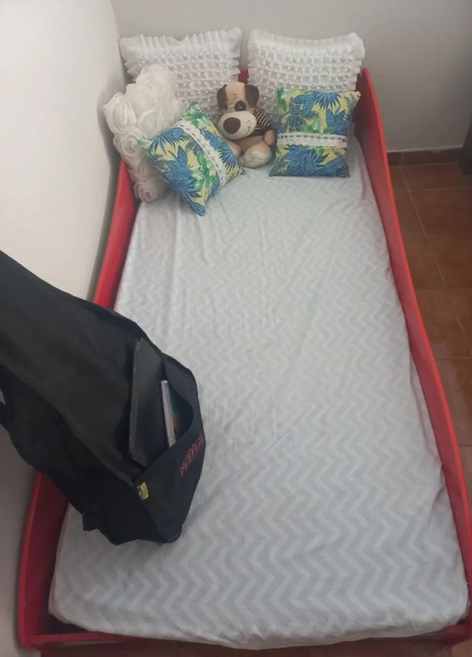 Cama infantil com colchão  - Foto 5