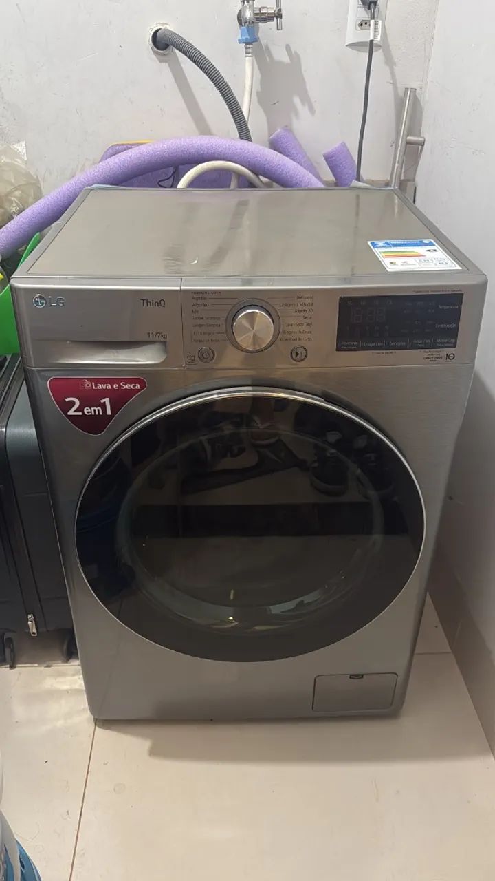 Lava e seca LG smart 