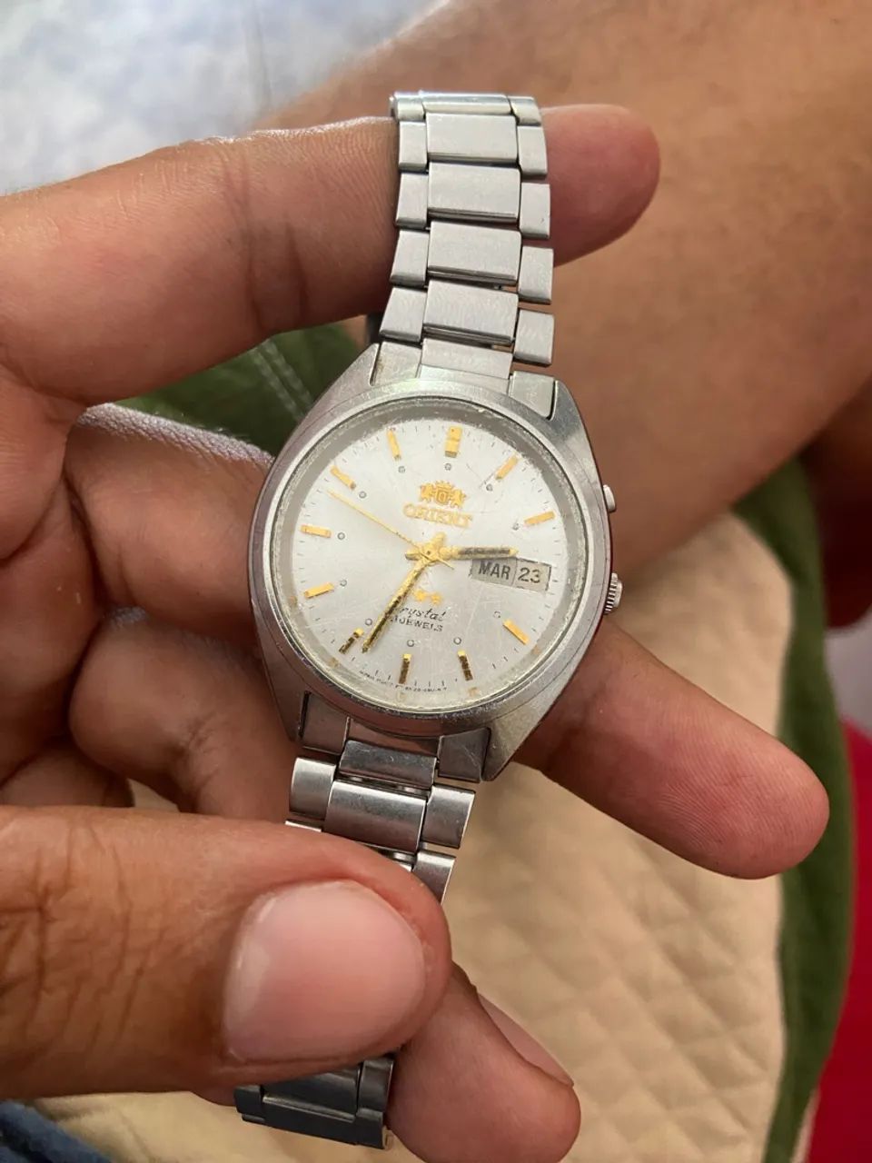 Vendo relógio oriente automático todo original  - Foto 2