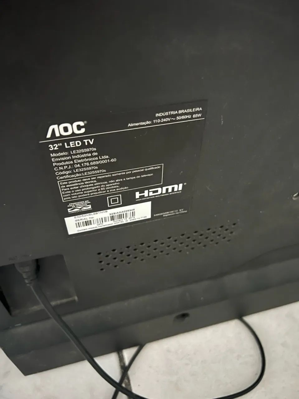 Vendo tv AOC Smart de 32 polegada - Foto 2