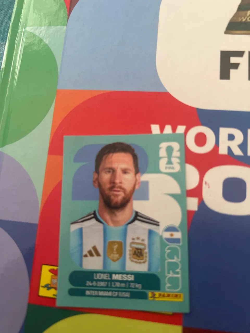 Figurinha avulsa de Lionel messi