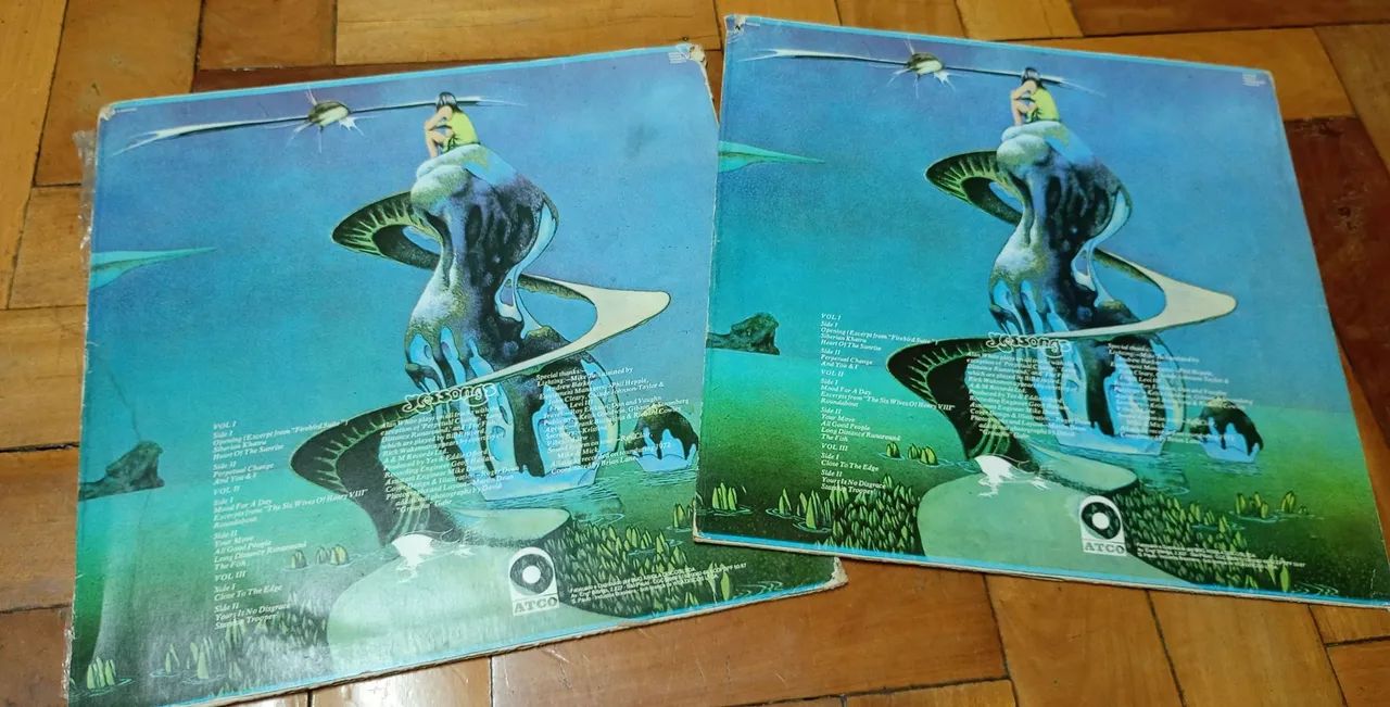 Combo de lps Yes - Yessongs vol. 2 e 3 (LEIA) - Foto 4